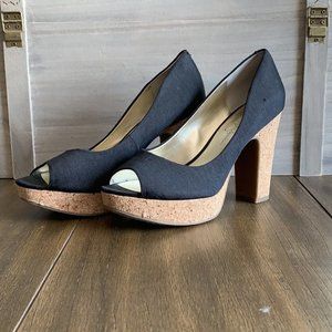 Jessica Simpson Candi Peep Toe Pumps Heels - 8